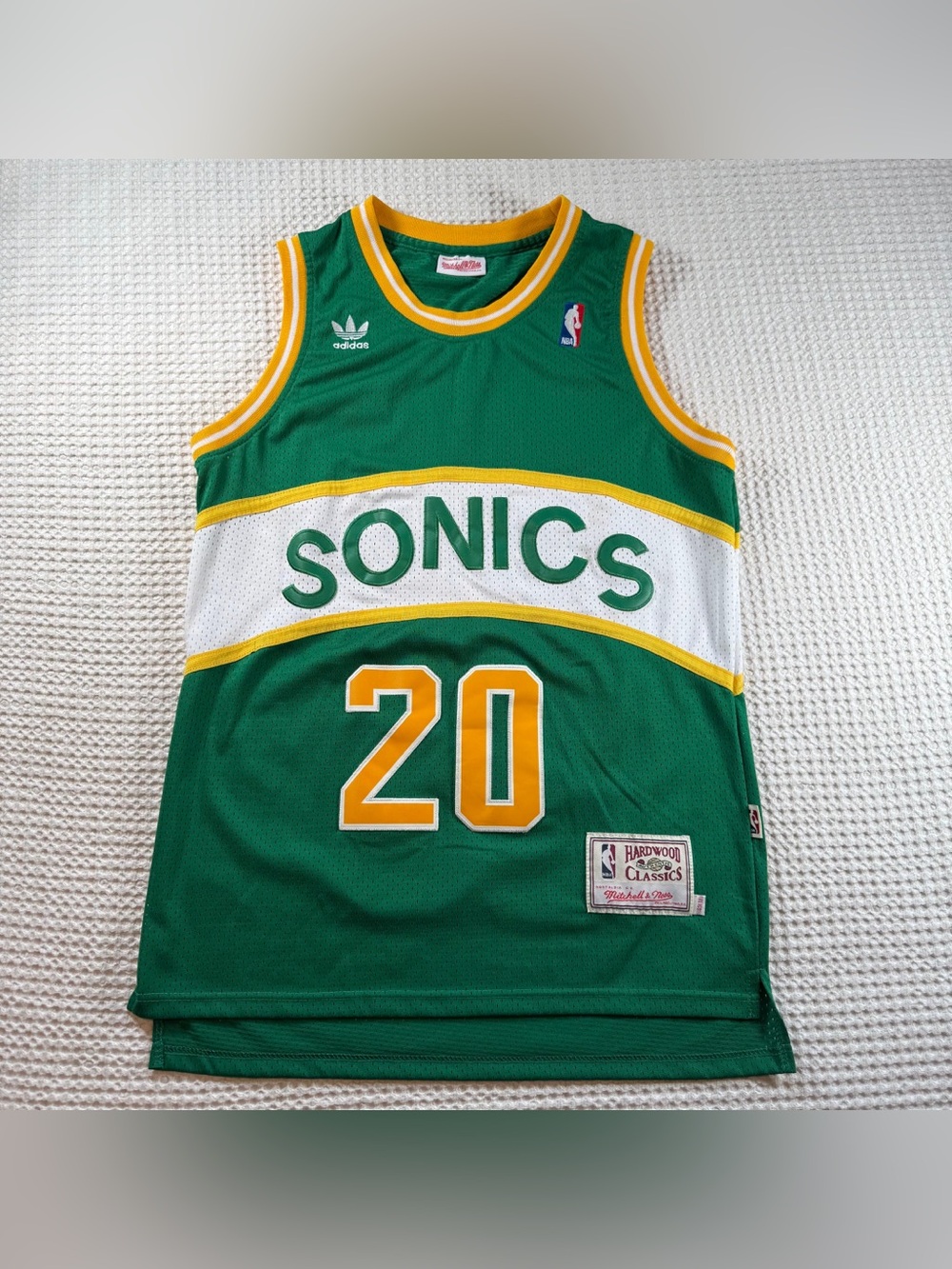 Mitchell & Ness Gary Payton Seattle SuperSonics #20 Jersey Green Size 40/M NBA